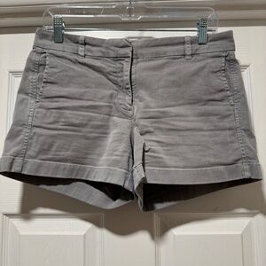 J.CREW | Women's gray chino shorts size 4